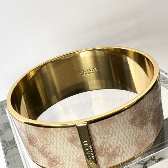 Coach Horse and Carriage Bangle Bracelet - Picture 3 of 5